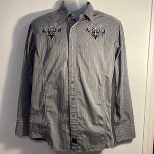 Panhandle Slim long sleeved button down shirt, brand new with no tags.